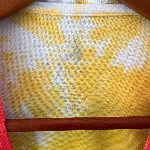 Zion Rootswear Y2K Grunge Tie Dye Bob Marley Tee Size Medium - Picture 7 of 11
